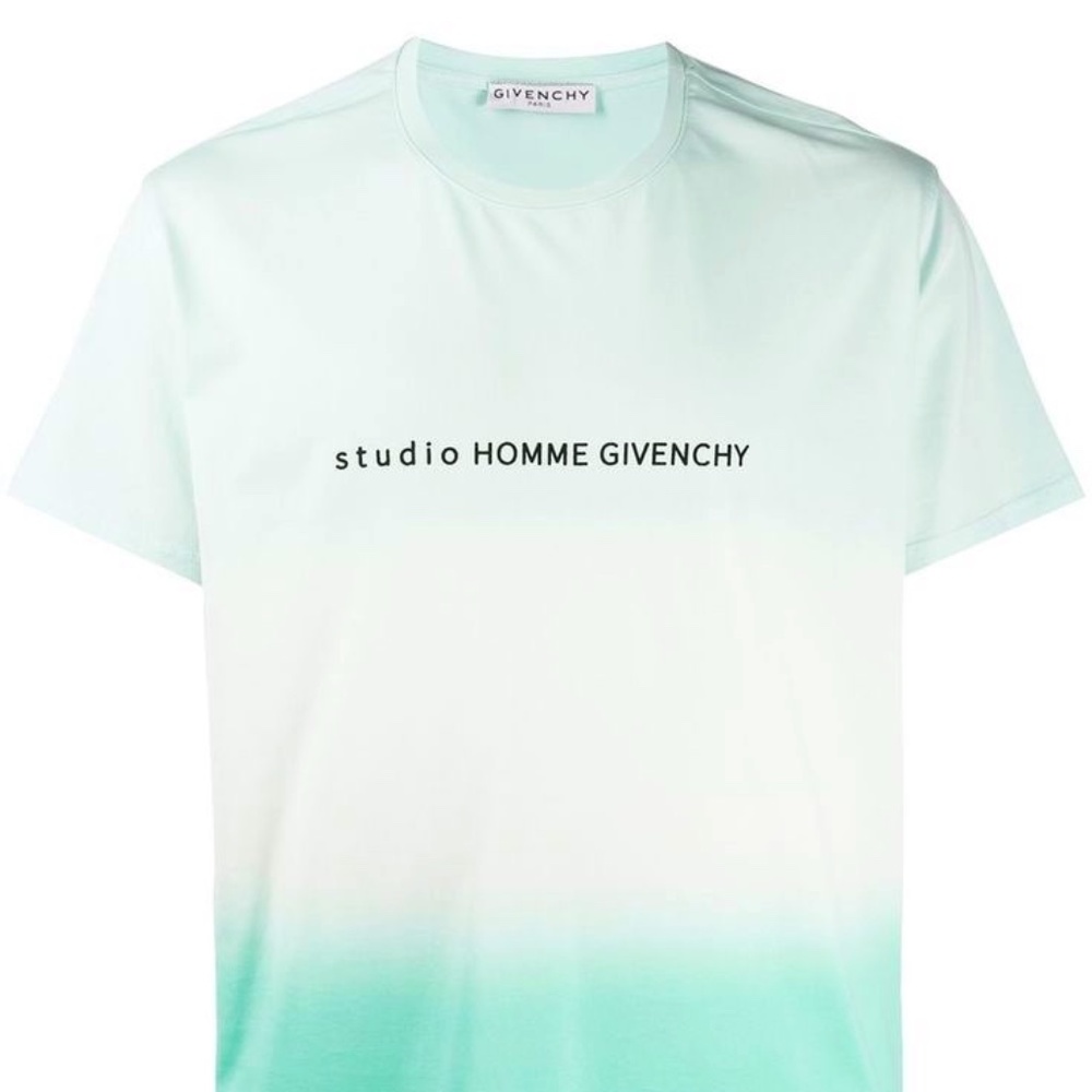 Givenchy Gradient Studio Logo T-shirt Mint Green
